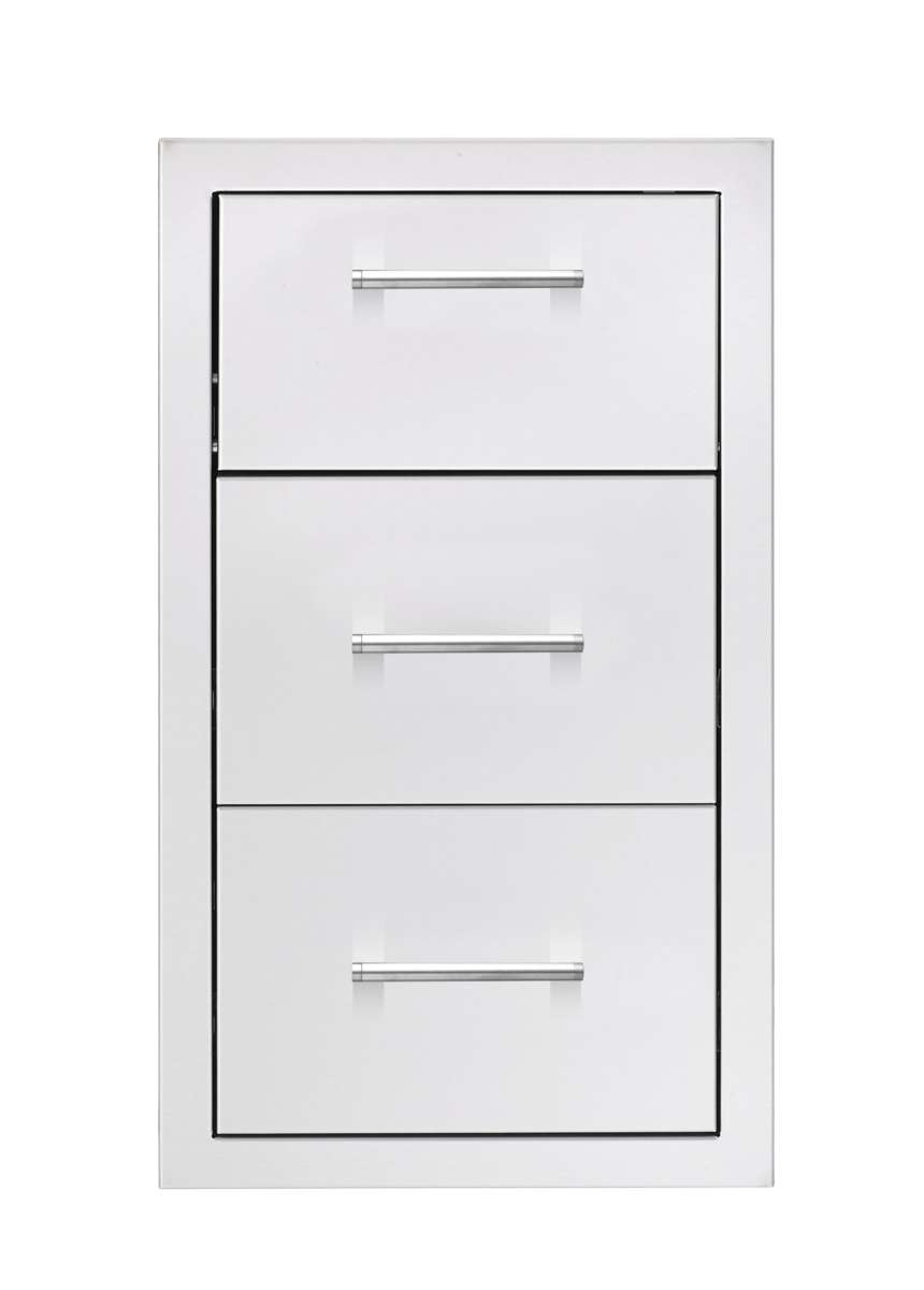 TrueFlame 17" Vertical 2-Drawer & Paper Towel Holder Combo - TF-TDC-17