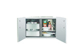TrueFlame 36" 2-Drawer Dry Storage Pantry & Enclosed Cabinet Combo - TF-DP-36DC