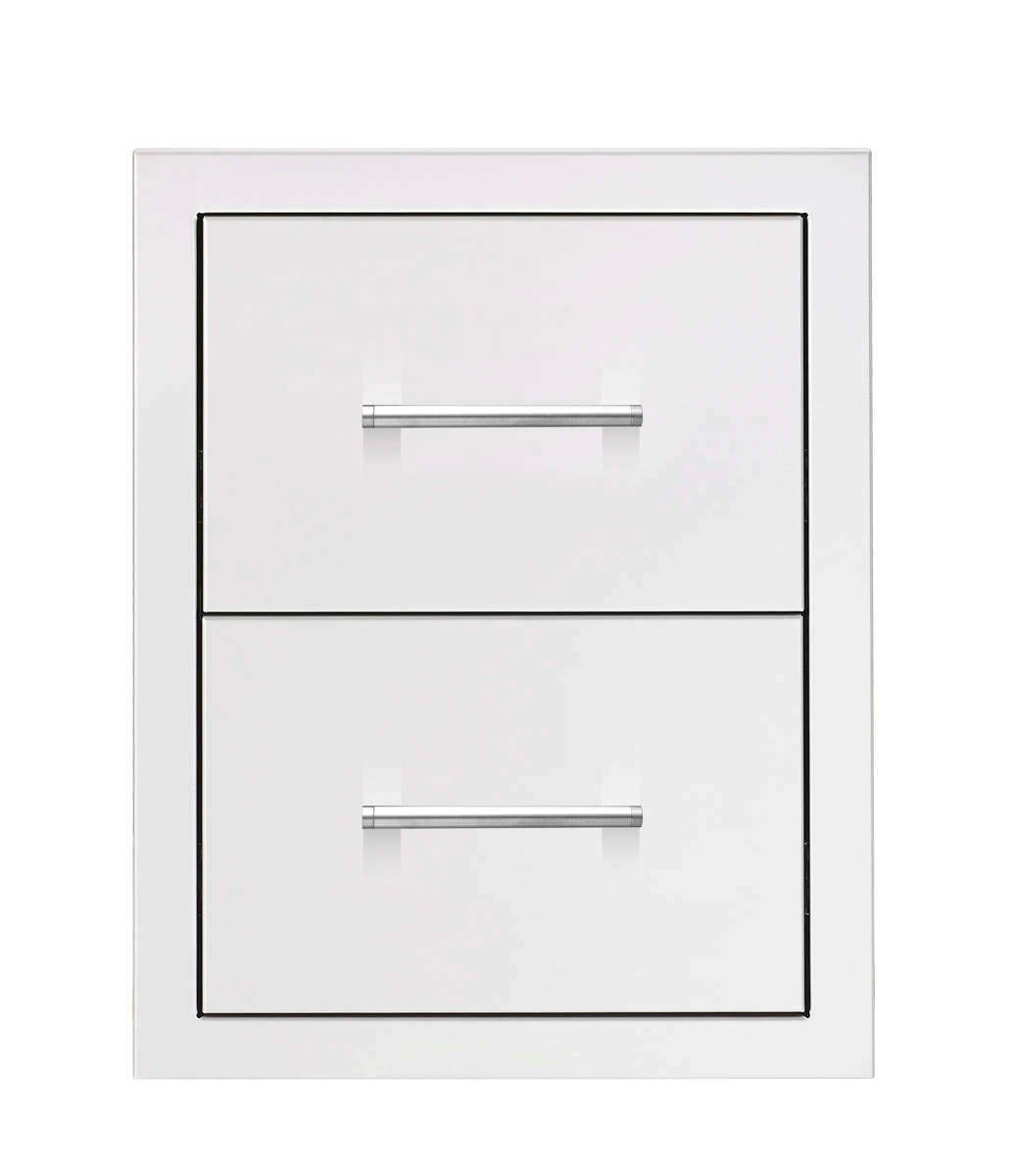 TrueFlame 17" Double Drawer Masonry Frame Return - TF-DR2-17M