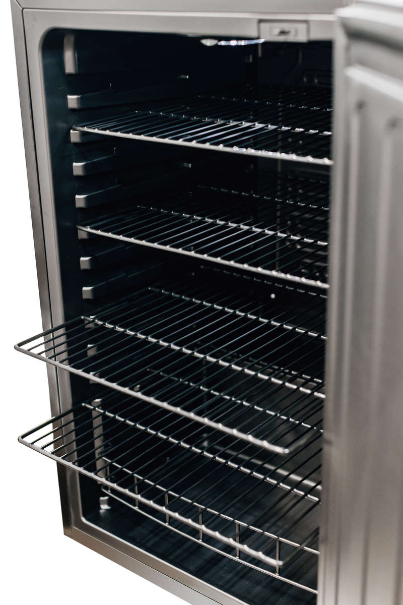 AMD 22" 4.1c Outdoor Approved Fridge Stainless Steel Reversible Door with Lock - AMD-RFR-22S