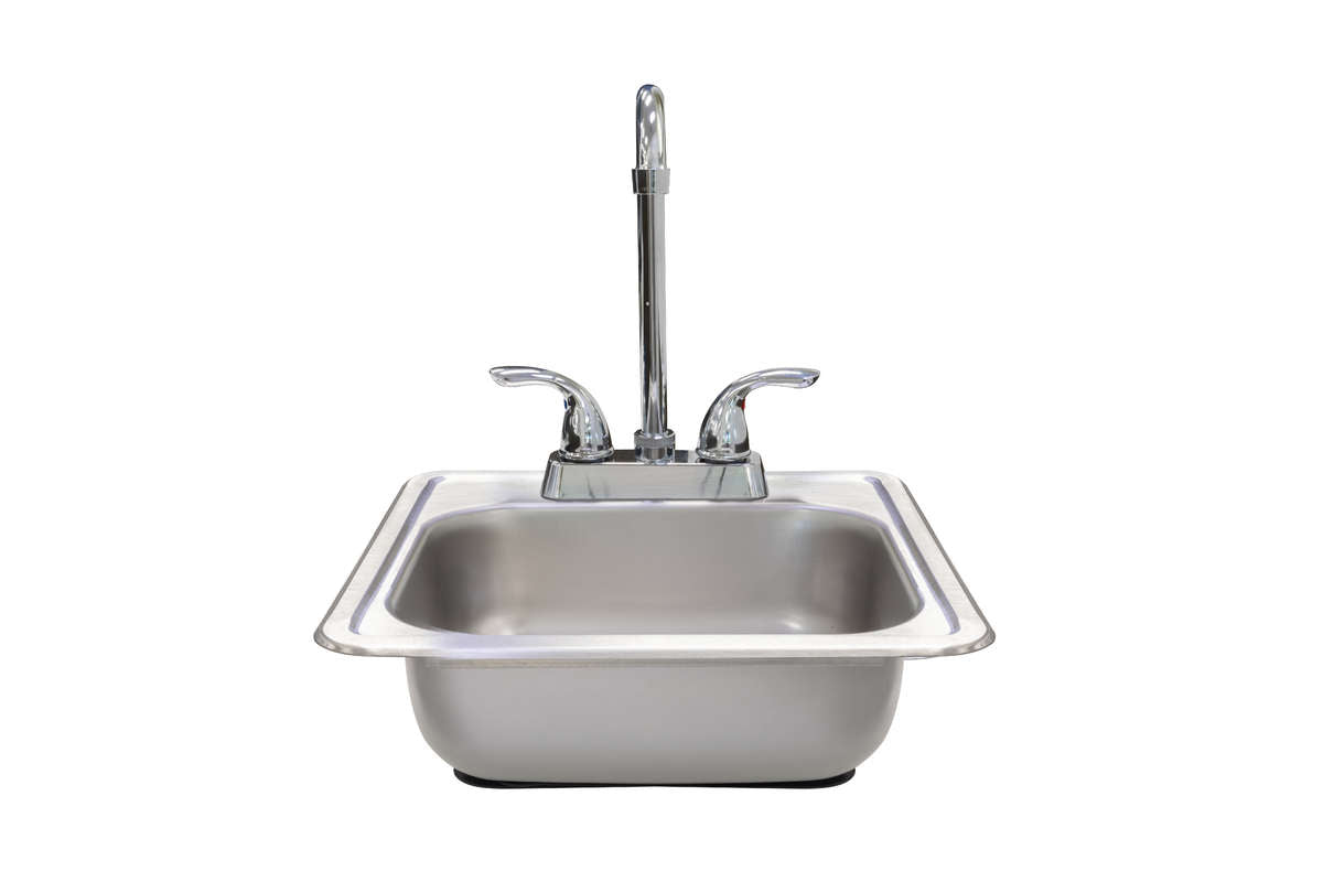 TrueFlame 15"x15" Drop-in Sink - TF-NK-15D