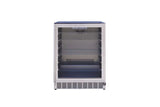 AMD 24" 5.1c Outdoor Rated Refrigerator with Glass Door and Glass Shelves - AMD-RFR-24G