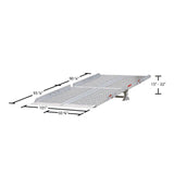 84" W Aluminum Portable Modular Mini Yard Ramp System – 25,000 lb. Cap