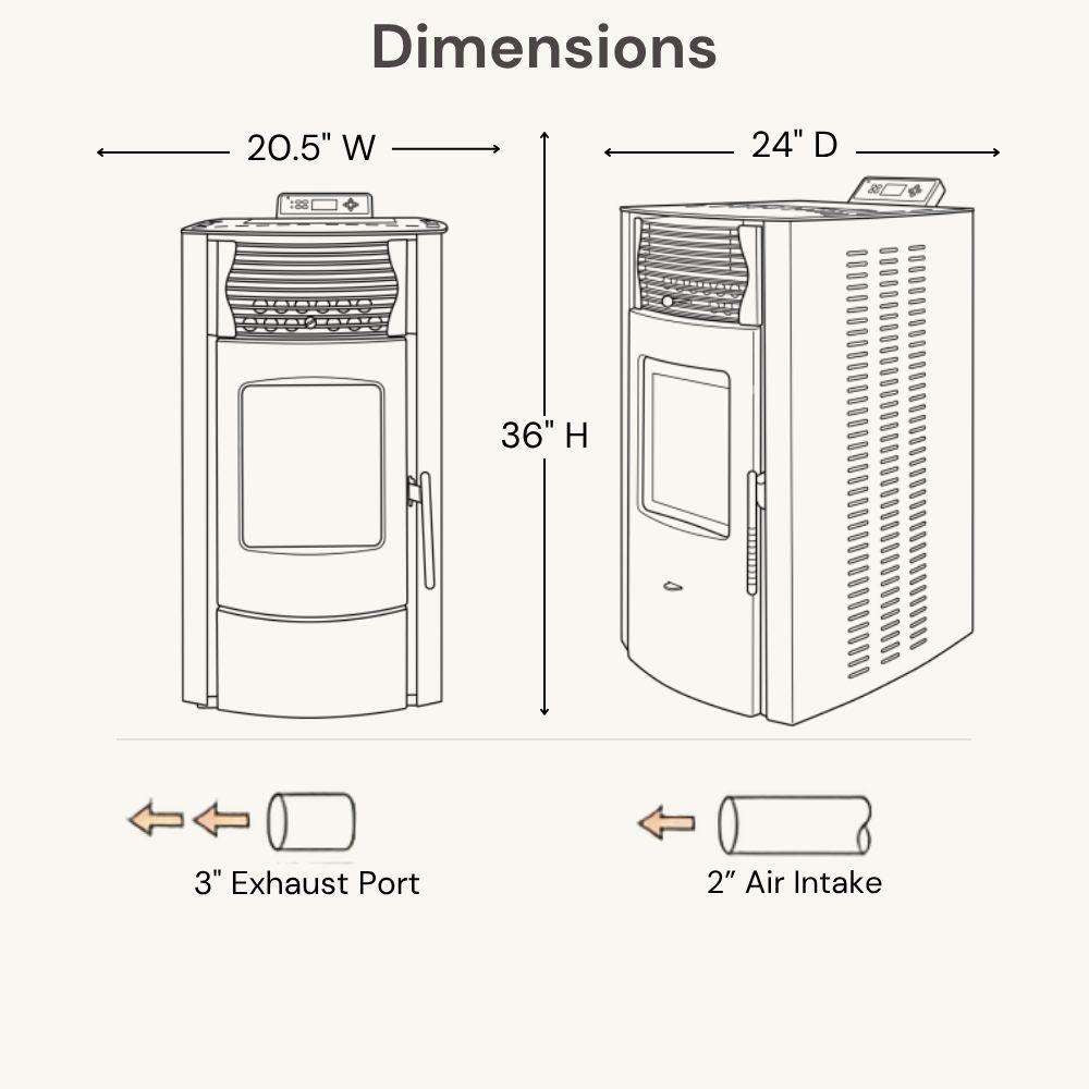 ComfortBilt HP50S 21" Pellet Stove