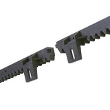 Aleko Fiberglass Reinforced Nylon Gear Rack with Metal Insert - 3.3 Feet