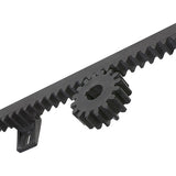 Aleko Fiberglass Reinforced Nylon Gear Rack with Metal Insert - 3.3 Feet