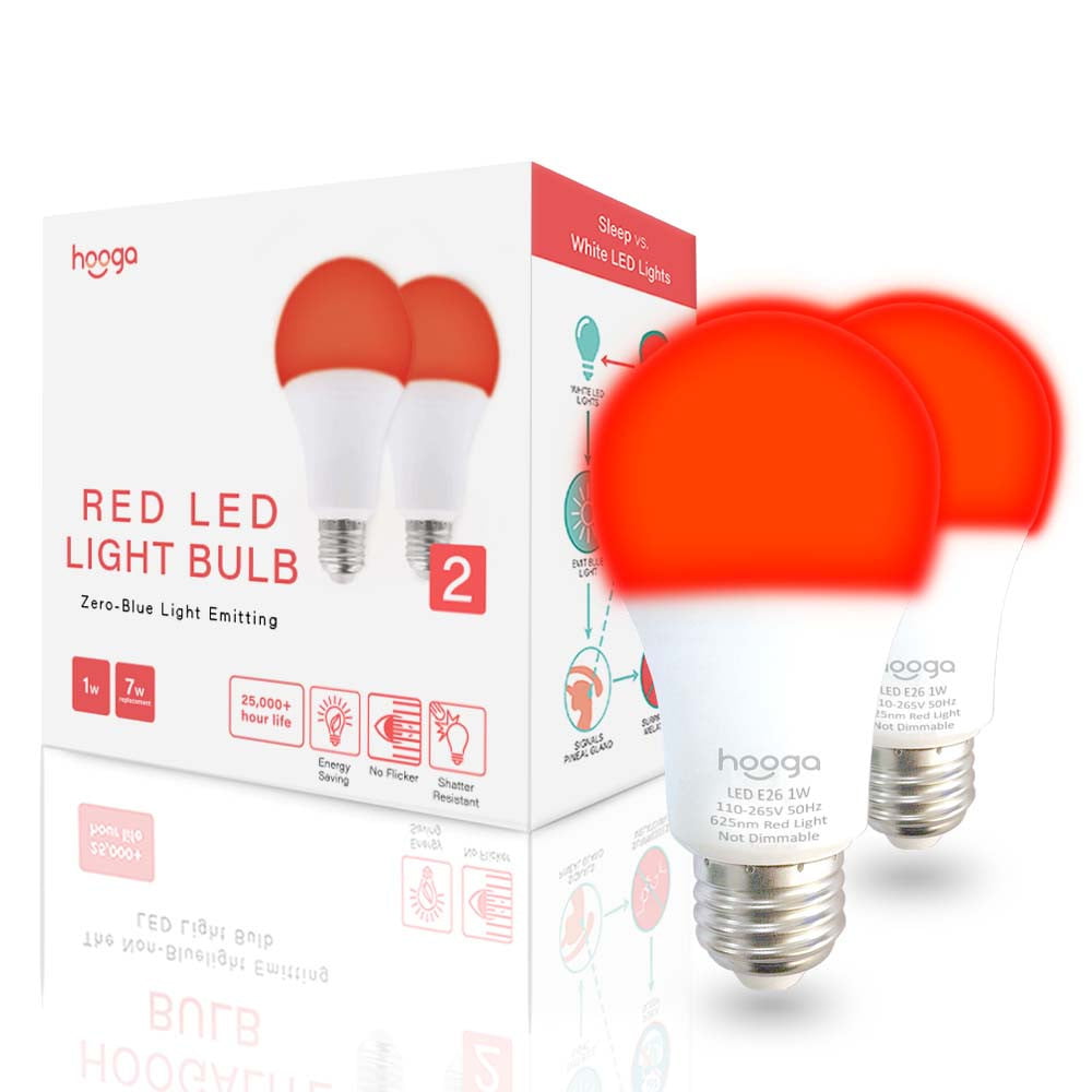 Hooga Red Sleep Light Bulb