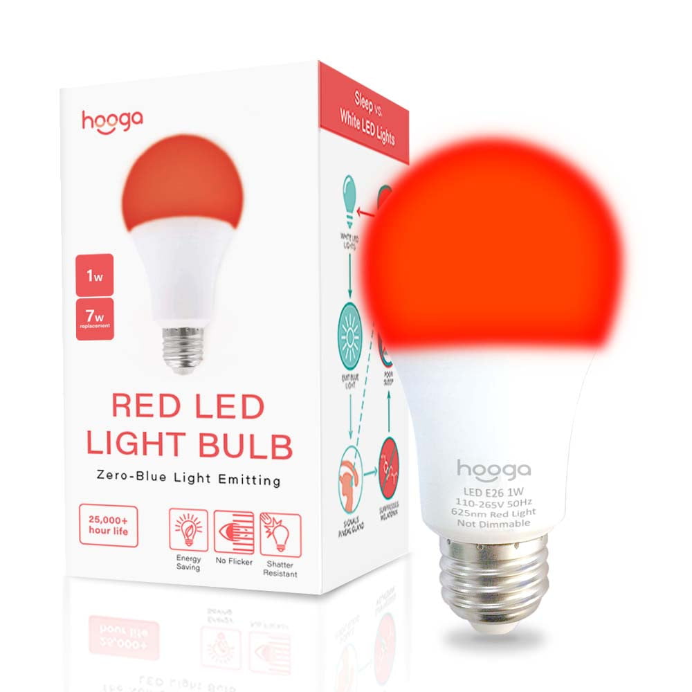 Hooga Red Sleep Light Bulb