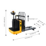 Apollolift Full Electric End Control Pallet Jack 5500lbs. 48" x27" A-1024