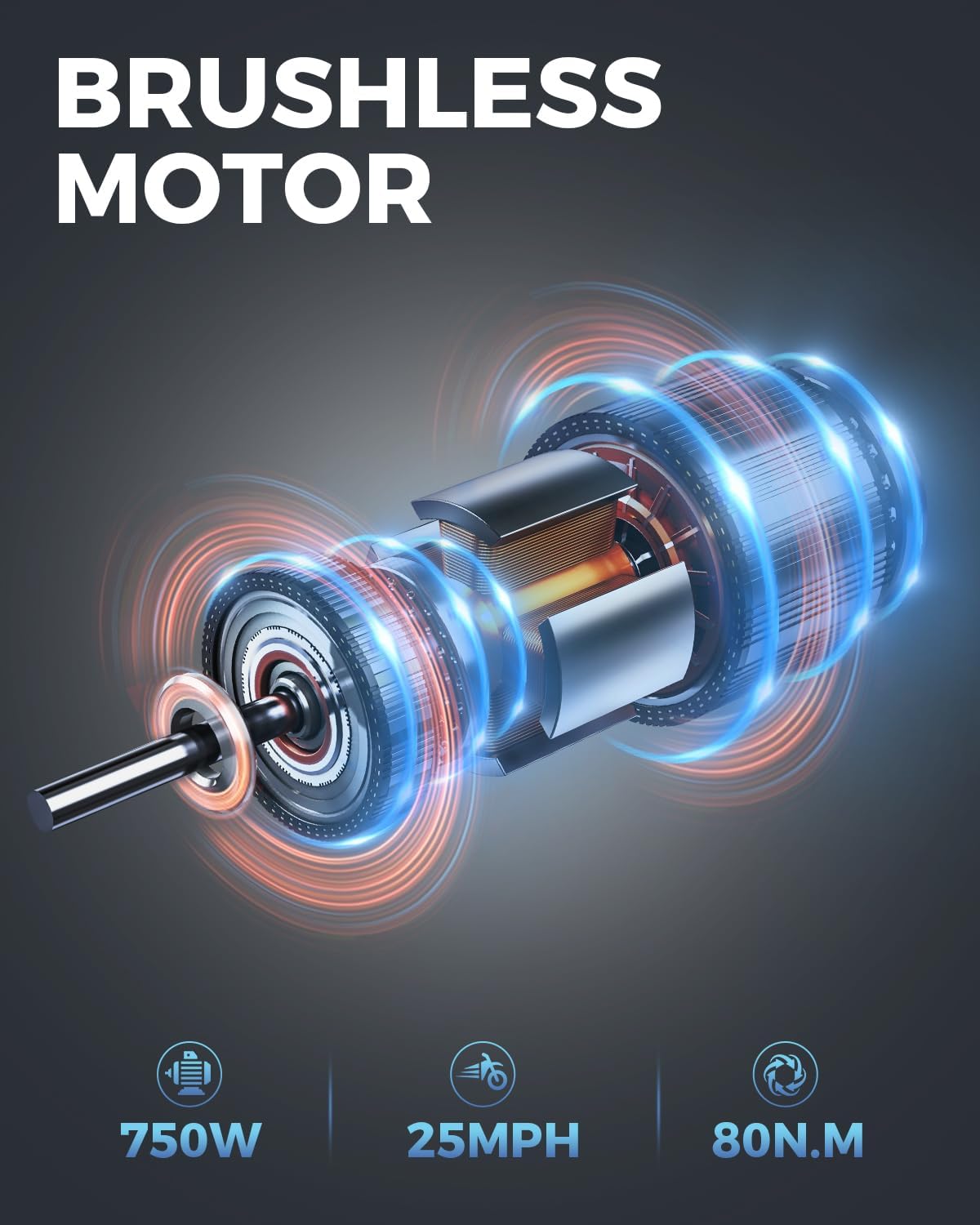 Mukkpet Suburban 750W Fat Tire Electric Bike