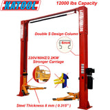 Katool Two Post Clear-floor Vehicle Lift 12,000lbs M120