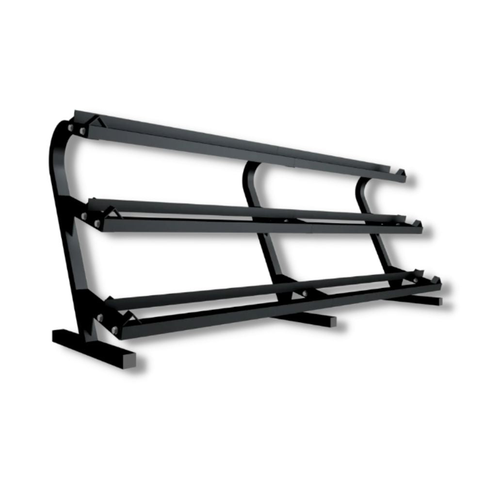 VTX Deluxe 3-Tier Horizontal Dumbbell Rack – Precision Performances