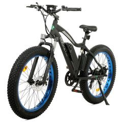 UL Certified-Ecotric Rocket Fat Tire Beach Snow Electric Bike - Blue