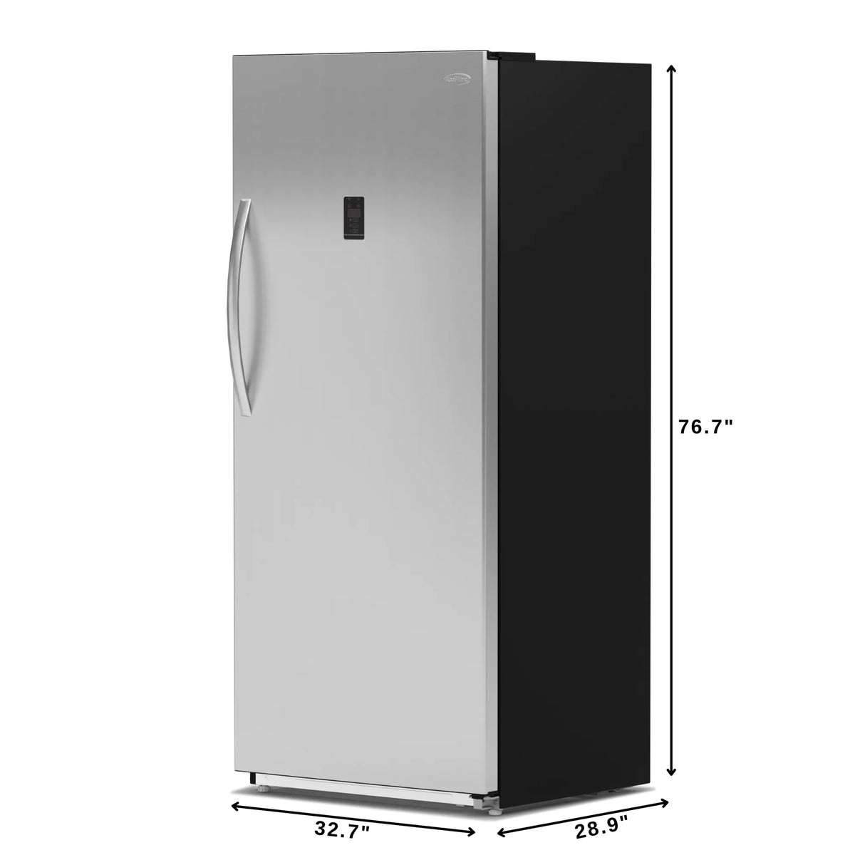 21 cu. ft. Upright Convertible Refrigerator/Freezer in Silver