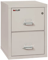 FireKing 2-Drawer 25" Deep 1-Hour Rated Fireproof File Cabinet, Letter