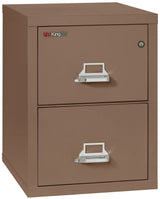 FireKing 2-Drawer 25" Deep 1-Hour Rated Fireproof File Cabinet, Letter