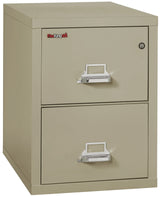 FireKing 2-Drawer 31" Deep 1-Hour Rated Fireproof File Cabinet, Letter