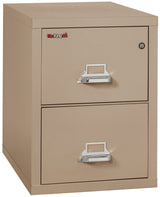 FireKing 2-Drawer 31" Deep 1-Hour Rated Fireproof File Cabinet, Letter