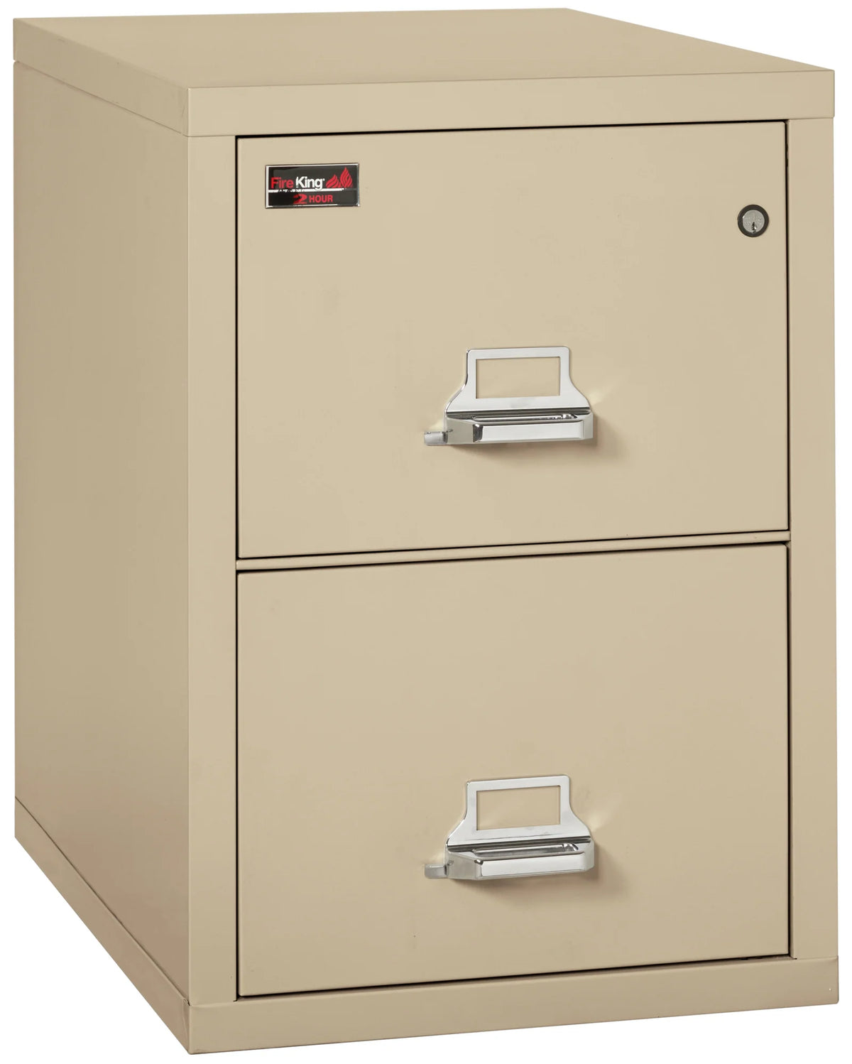 FireKing 2-Drawer 31" Deep 2-Hour Rated Fireproof File Cabinet, Letter