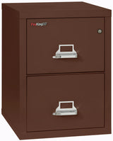 FireKing 2-Drawer 25" Deep 1-Hour Rated Fireproof File Cabinet, Legal