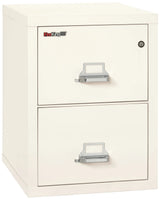 FireKing 2-Drawer 25" Deep 1-Hour Rated Fireproof File Cabinet, Legal