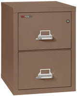 FireKing 2-Drawer 25" Deep 1-Hour Rated Fireproof File Cabinet, Legal