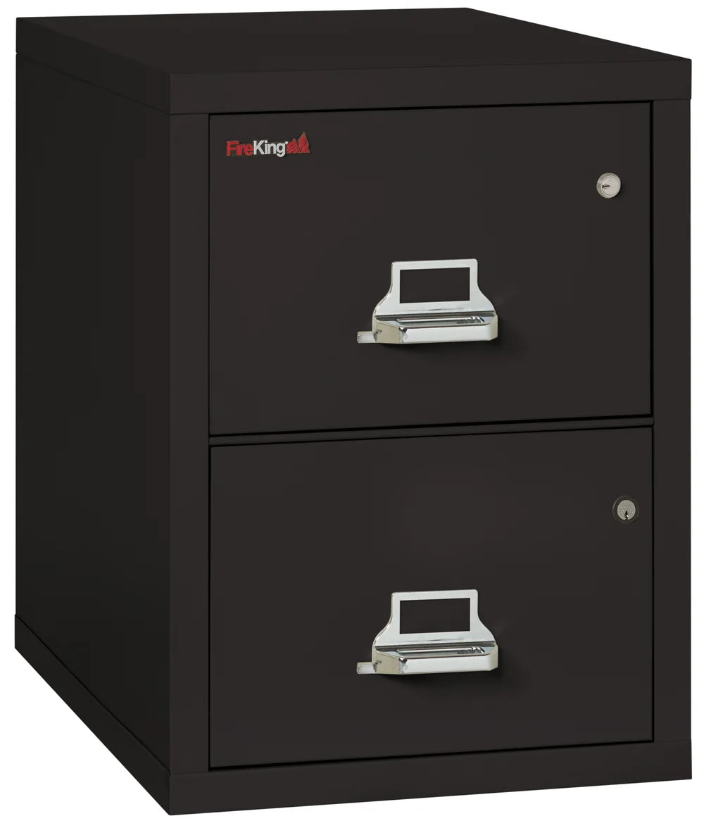 FireKing Safe-In-A-File 2-Drawer 31" Deep 1-Hour Rated Fireproof File Cabinet, Legal