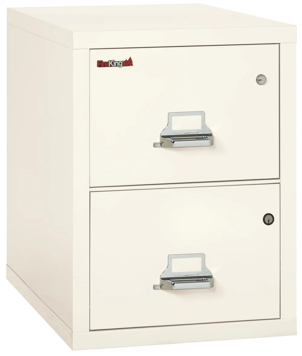 FireKing Safe-In-A-File 2-Drawer 31" Deep 1-Hour Rated Fireproof File Cabinet, Legal