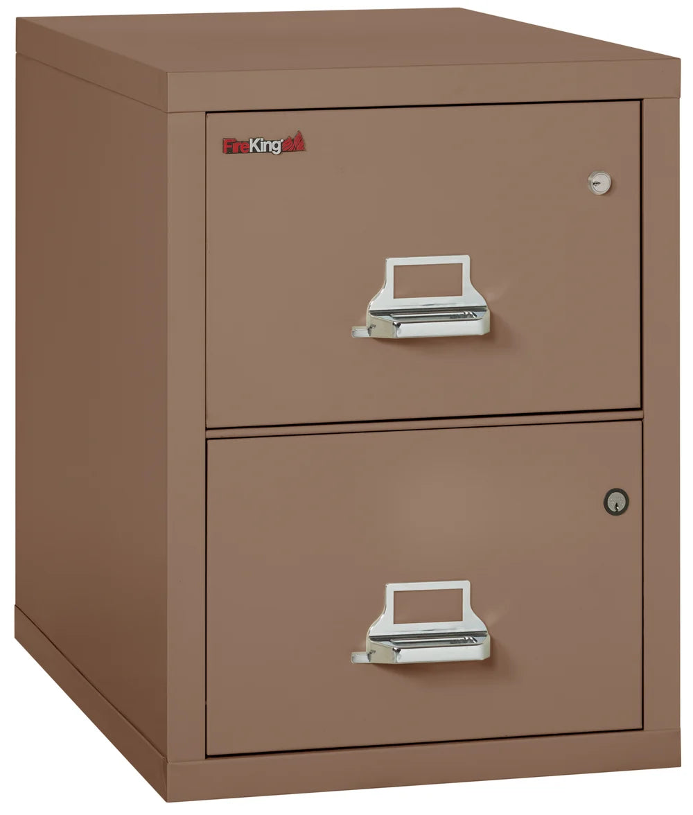 FireKing Safe-In-A-File 2-Drawer 31" Deep 1-Hour Rated Fireproof File Cabinet, Legal