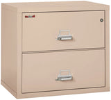 FireKing 2-Drawer 31" Wide 1-Hour Rated Lateral Fireproof File Cabinet