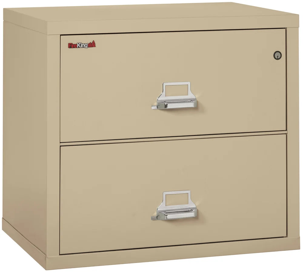FireKing 2-Drawer 31" Wide 1-Hour Rated Lateral Fireproof File Cabinet