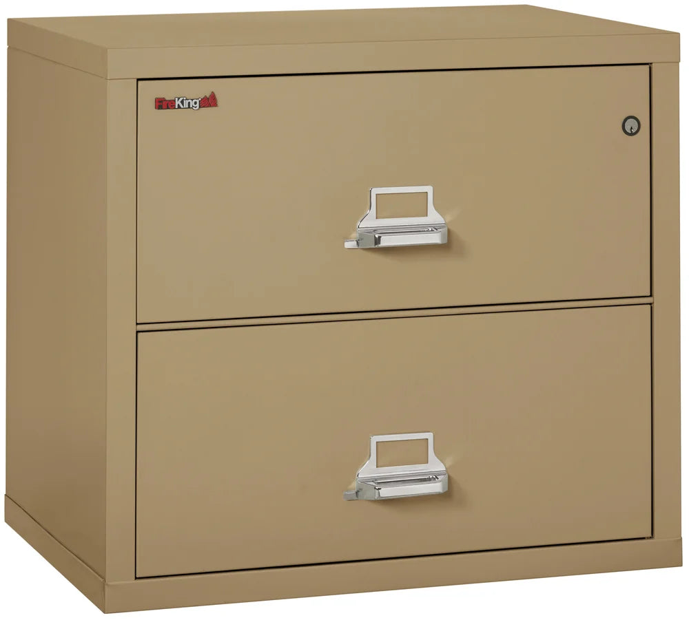 FireKing 2-Drawer 31" Wide 1-Hour Rated Lateral Fireproof File Cabinet