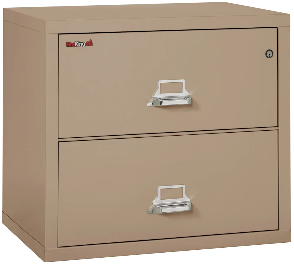 FireKing 2-Drawer 31" Wide 1-Hour Rated Lateral Fireproof File Cabinet