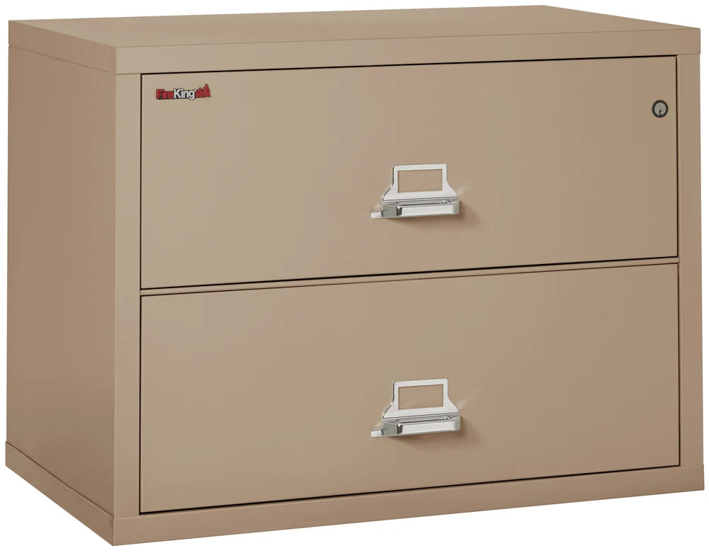 FireKing 2-Drawer 38" Wide 1-Hour Rated Lateral Fireproof File Cabinet
