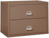 FireKing 2-Drawer 38" Wide 1-Hour Rated Lateral Fireproof File Cabinet