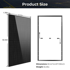 Sungold Power 415W Mono Black PERC Solar Panel UL 61730