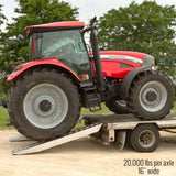 8' L Aluminum Ramps, Double Pin-On Ends - 20,000 lb. Weight Cap