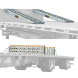 8' L x 16" W / 2 Ramp System for 16" H Step Deck Trailers - 20, 000 lb. Cap
