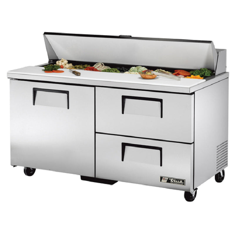 True Refrigeration TSSU-60-16D-2-HC Sandwich/Salad Unit (16) 1/6 Size (4