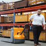 Apollolift Electric Walkie Pallet Jack 4400lbs 48" x27" A-1023