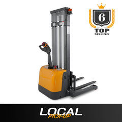 Apollolift Powered Forklift Full Electric Walkie Stacker 3300lbs Cap. Straddle Legs.118" lifting Local Pick-Up A-3047