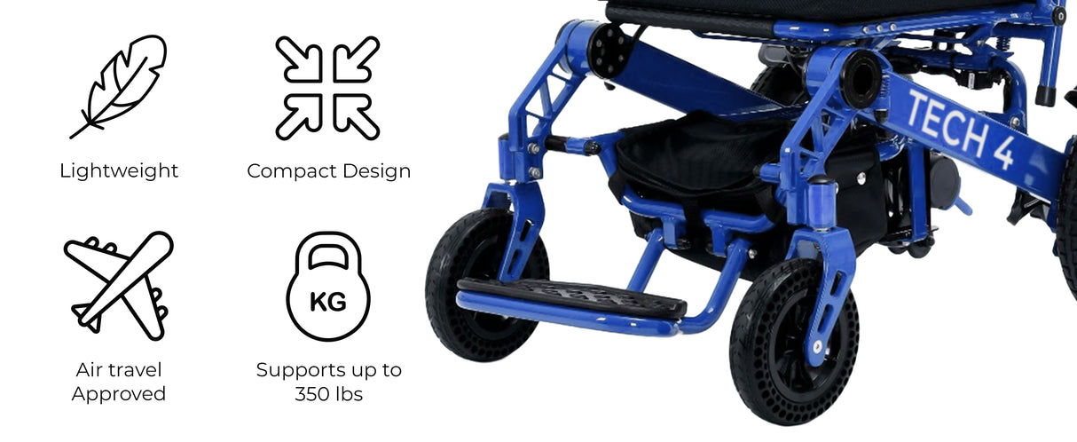 Tech 4 Remote Control Power Wheelchair