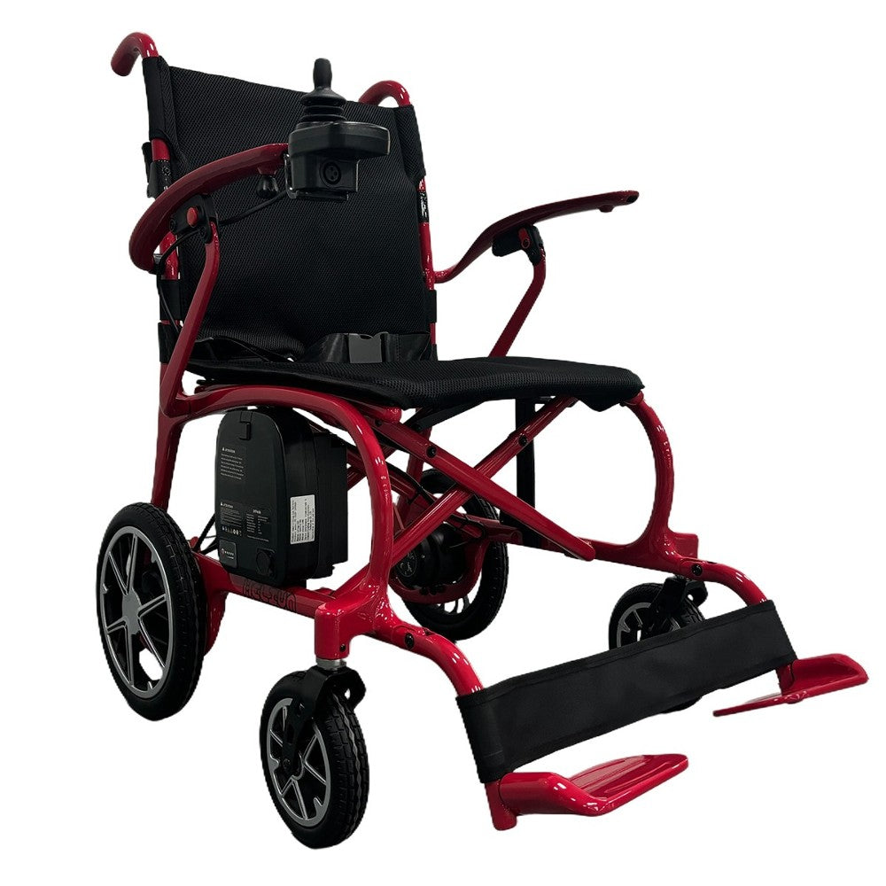 Helium 26 lbs Carbon Fiber Foldable Power Wheelchair