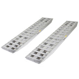 8' L Aluminum Ramps, Double Pin-On Ends - 20,000 lb. Weight Cap