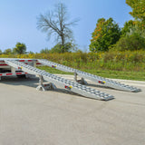 8' L x 18" W / 4 Ramp System for 18" H Step Deck Trailers - 23,500 lb. Cap