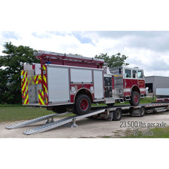 16' L Modular Step Deck Trailer Ramp System - 23,500 lb. Weight Cap