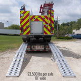 16' L Modular Step Deck Trailer Ramp System - 23,500 lb. Weight Cap