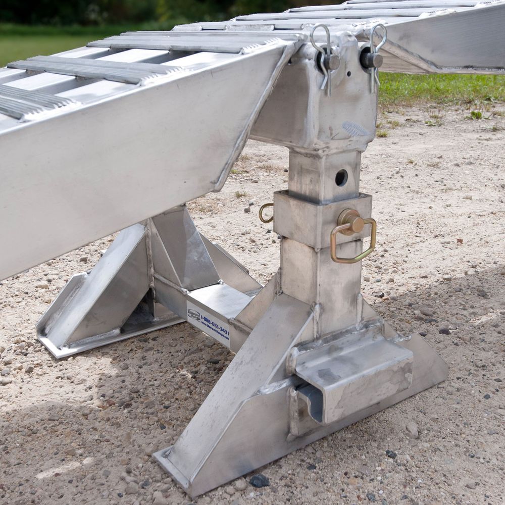 16' L Modular Step Deck Trailer Ramp System - 23,500 lb. Weight Cap