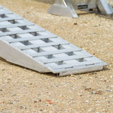 8' L x 18" W / 4 Ramp System for 24" H Step Deck Trailers - 23,500 lb. Cap