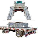 8' L x 20" W / 4 Ramp System for 26" H Step Deck Trailers - 23,500 lb. Cap